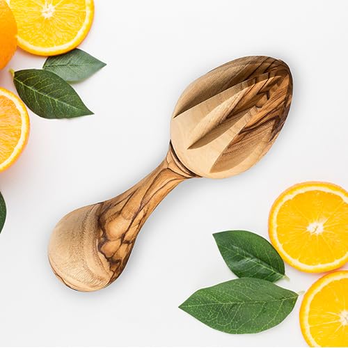 Quality Olive Wood Lemon Squeezer/Orange Juice Reamer/Citrus Juicer