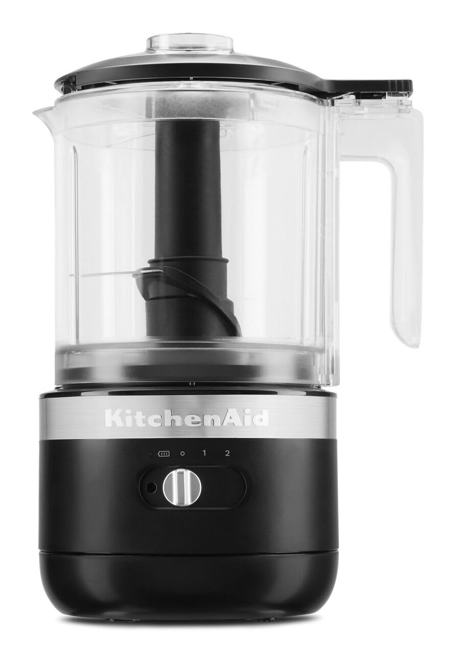 KitchenAid 5 Cup Food Chopper Cordless KFCB519BM, Matte Black