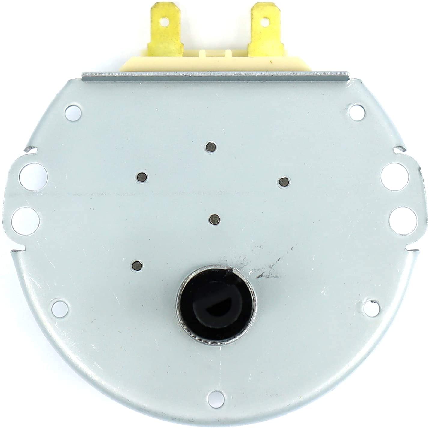 [6549W1S013A Motor OEM Mania] 6549W1S013A (=6549W1S013K) New OEM Produced for LG Microwave Turntable Motor Replacement Part - SSM-16HR 120V 6 RPM 2.8W Plastic 3/8'' Half Moon Shaft (D Shaped)