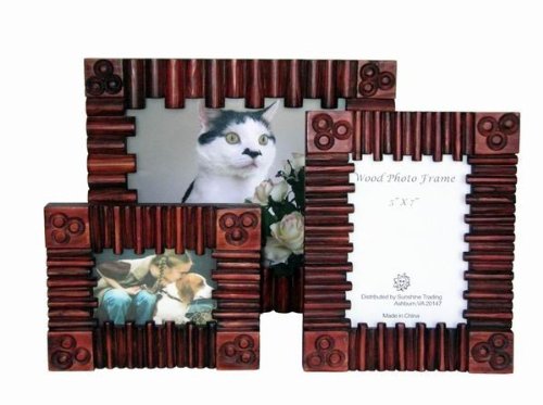 Sunshine Trading ST-21-10 Handmade Wood Photo Frame - 8 x 10 Inch