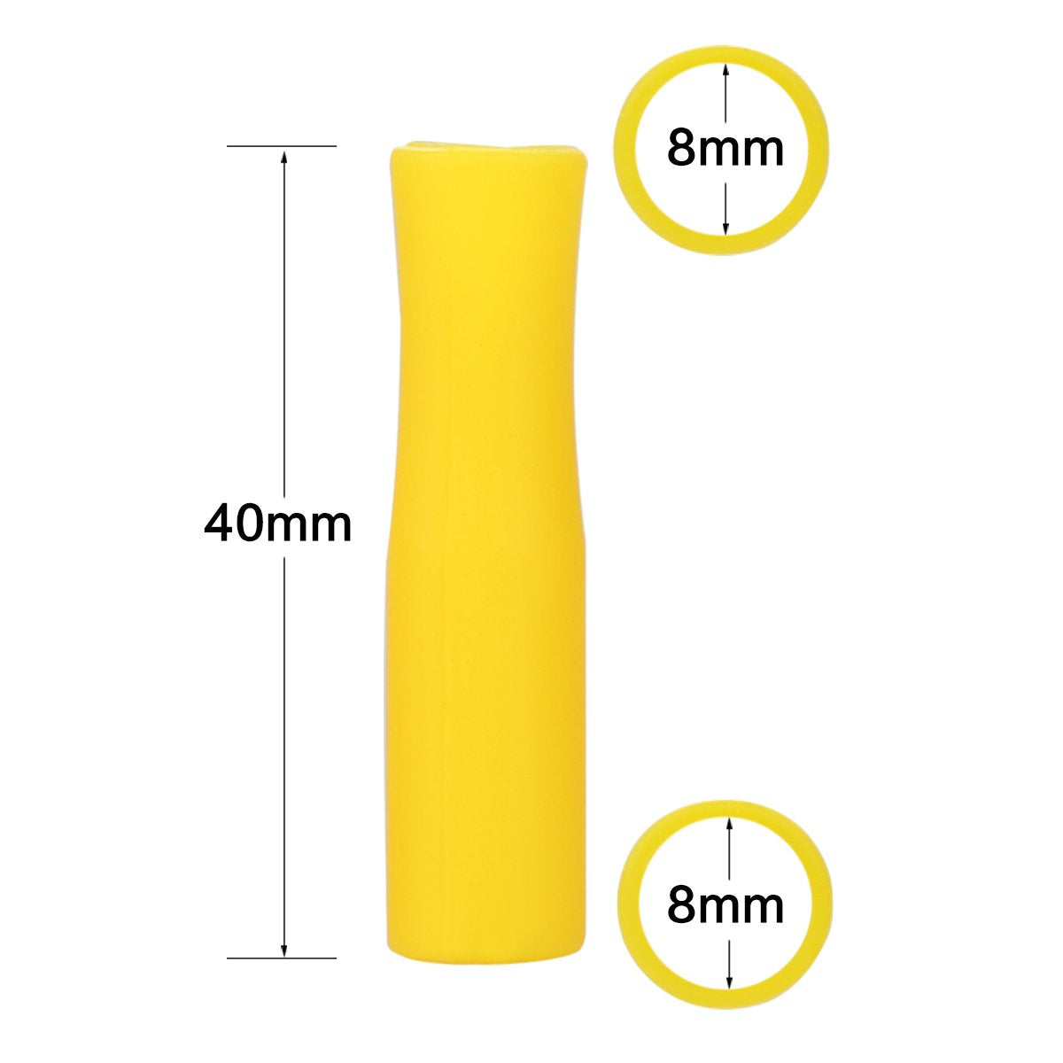 Silicone Straw Tips,Multicolored Food Grade Silicone Straw Tip Covers Fit For 8Mm Wide Stainless Steel Straws And Glass Straws