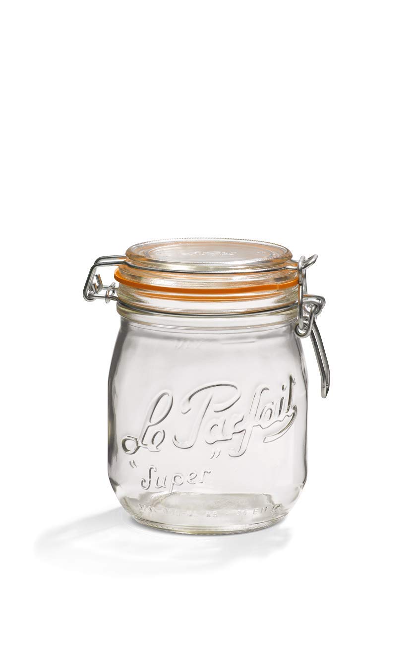 Le Parfait Super Jars (6 Pack, 750ml - 24oz)