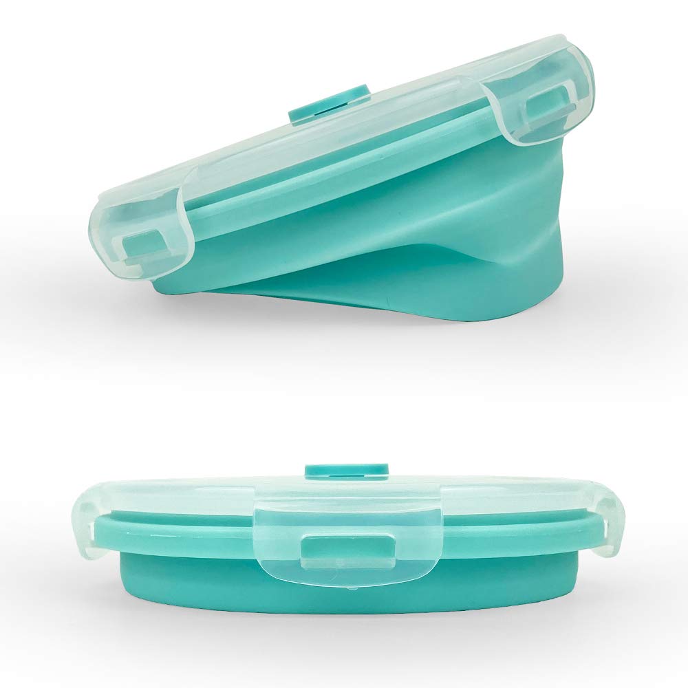 Cartints Small Collapsible Bowl Silicone Food Storage Containers Collapsible Camping Bowl For Travel Camping Hiking With Airtigh