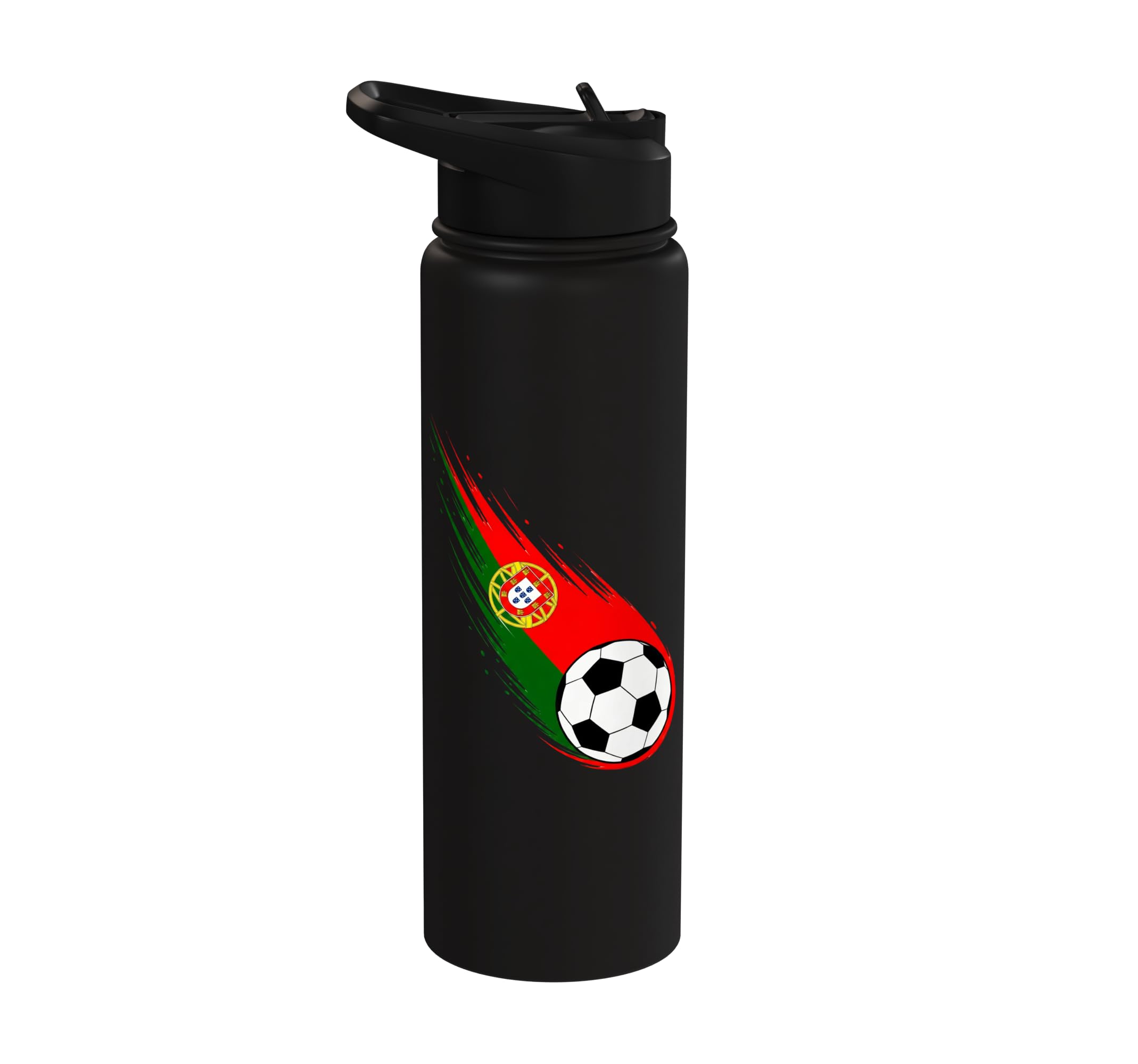 Portugal Flag Graphic Portugal Pride Heritage Stainless Steel Insulated Water Bottle
