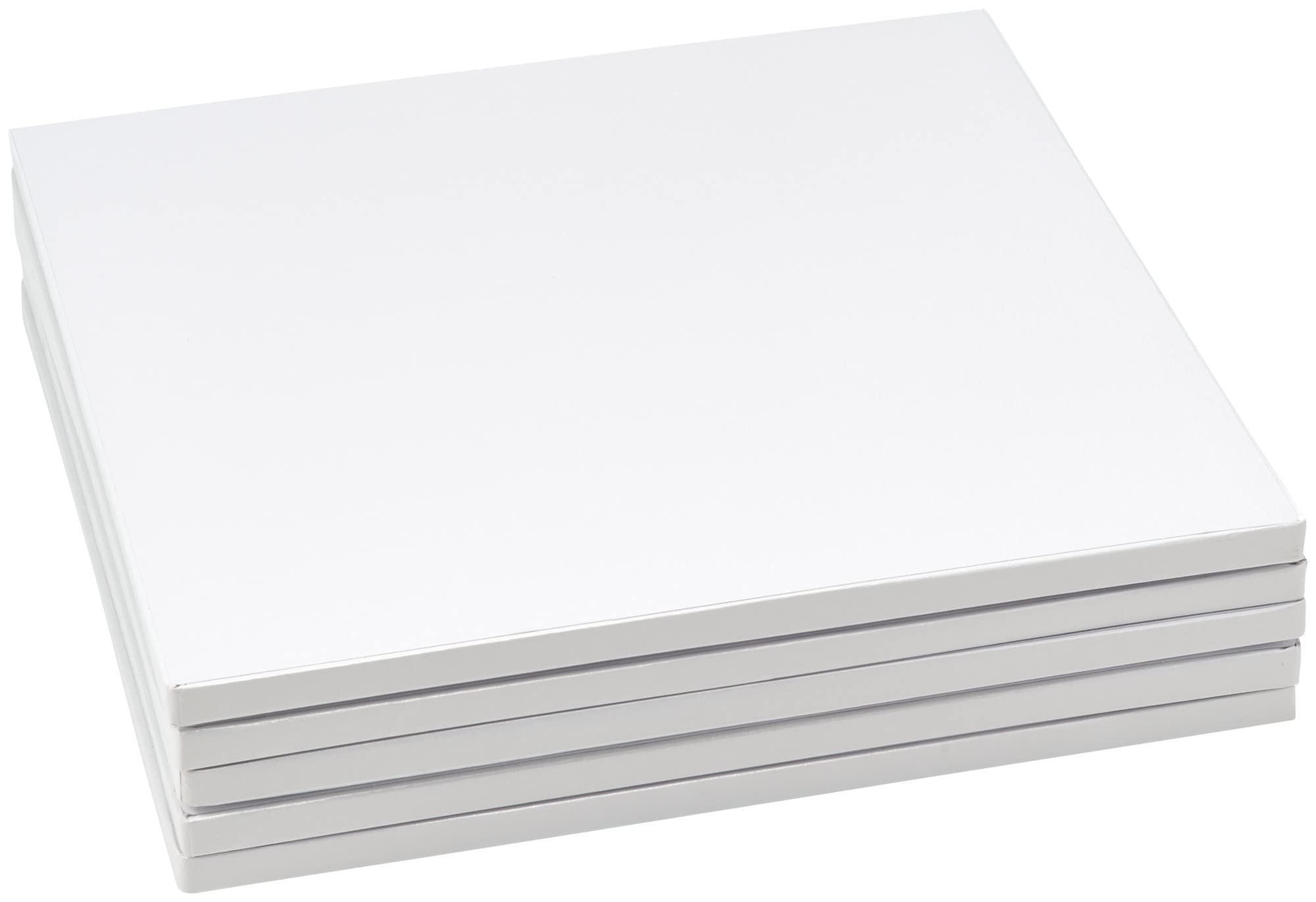 Decopac Square Cake Drum, Pack Of 5, 12'', White