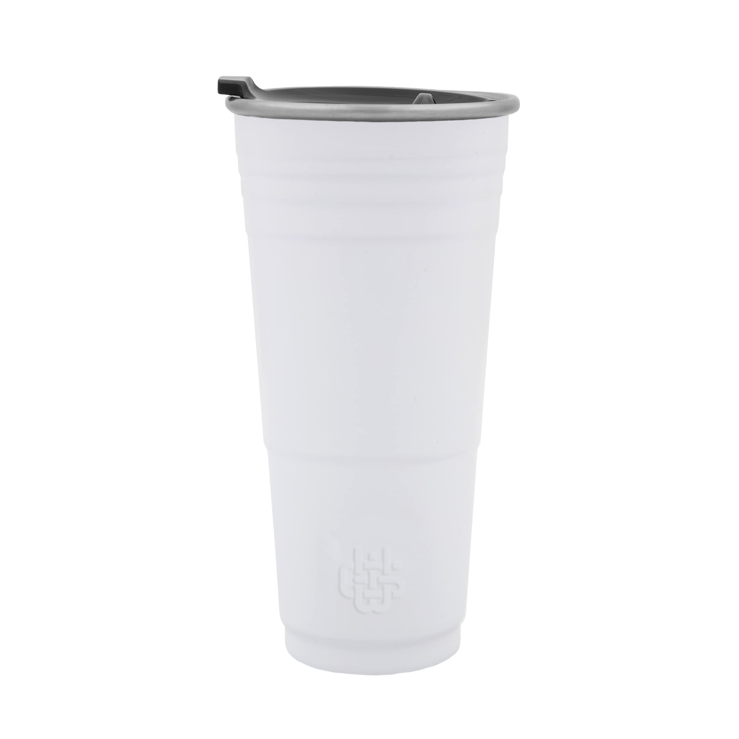 Wyld Gear Wyld Cup - Stainless Steel, Vacuum Insulated Tumbler Party Cup With Lid - 32Oz White
