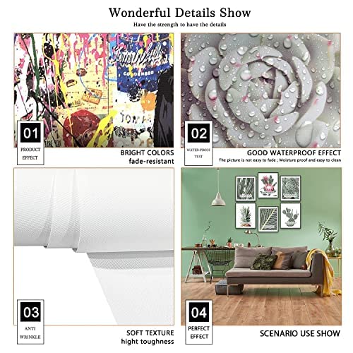 Bathroom Decor Wall Art Prints Glam Glitter Tissue Sliver Grey Funny Bathroom Toilet Paper Artwork For Wall Black And White Mode