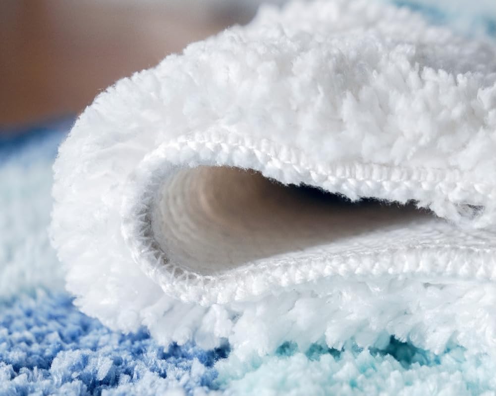 Cute Bath Mats For Bathroom Decor, Moss Bathroom Rugs, Non-Slip Soft Plush Shaggy Bath Carpet