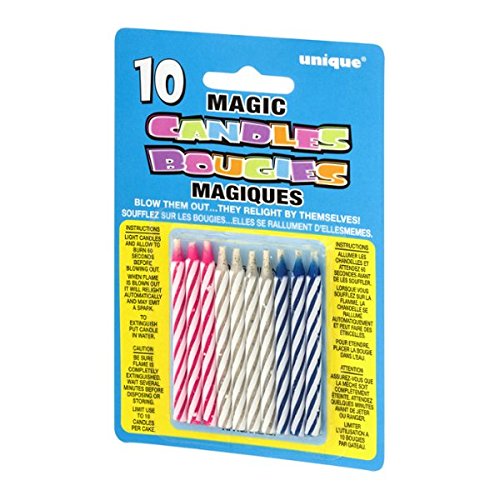 Un 10pk Magic Candle Size Ea