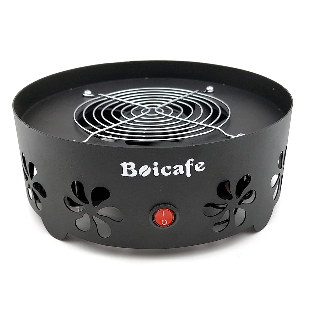 Boicafe Coffee Bean Cooler Electronic Bean Cooling Machine With 304 Stainless Steel Mesh Two Layers 1.3Lb Big Capacity Household