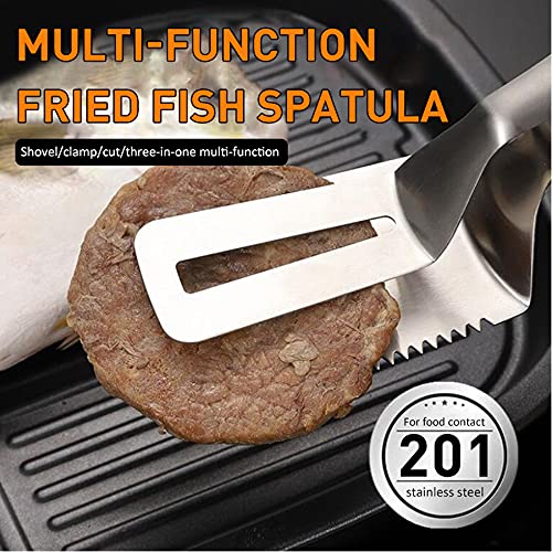 Arfuka Spatula Tongs, Stainless Steel Barbecue Turners, Steak Champs, Kitchen Tongs Bbq Tongs Grill Tong With Tooth For Steak Fi