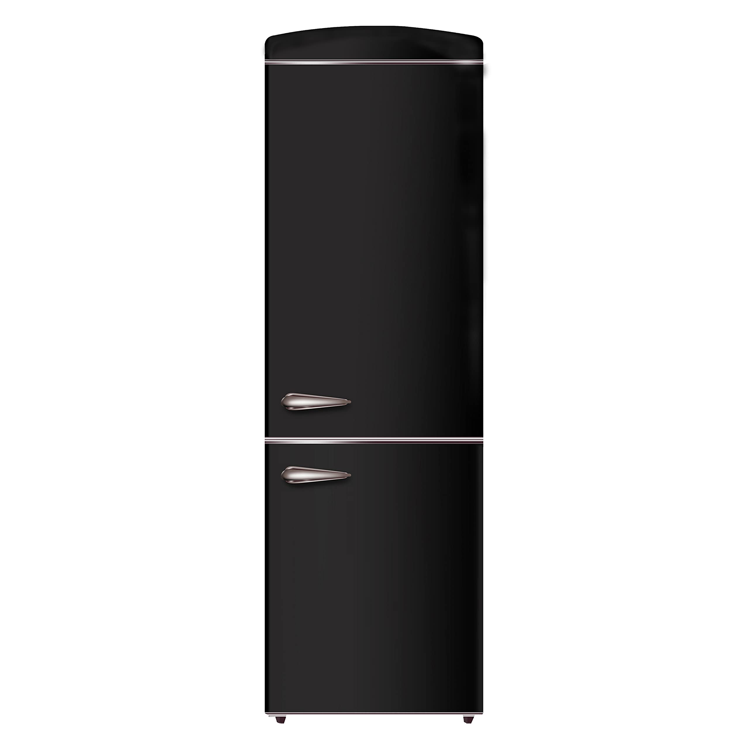 1Conserv 24In Retro Bottom Mount 11Cf Refrigerator Fast Freeze 110V In Black