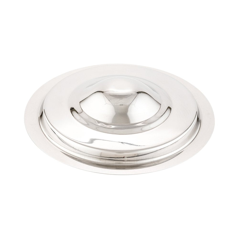 Restaurantware Lid Only: Met Lux Lid For 2 Quart Bain Marie 1 Stainless Steel Lid For Bain Marie Pot - Built-In Handle Pot Sold