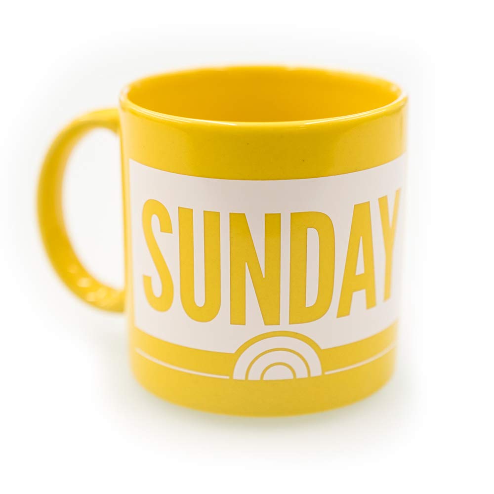 NBC Sunday TODAY with Willie Geist Ceramic Mug, As Seen on TV, 20 oz Coffee Mug, Officially Licensed