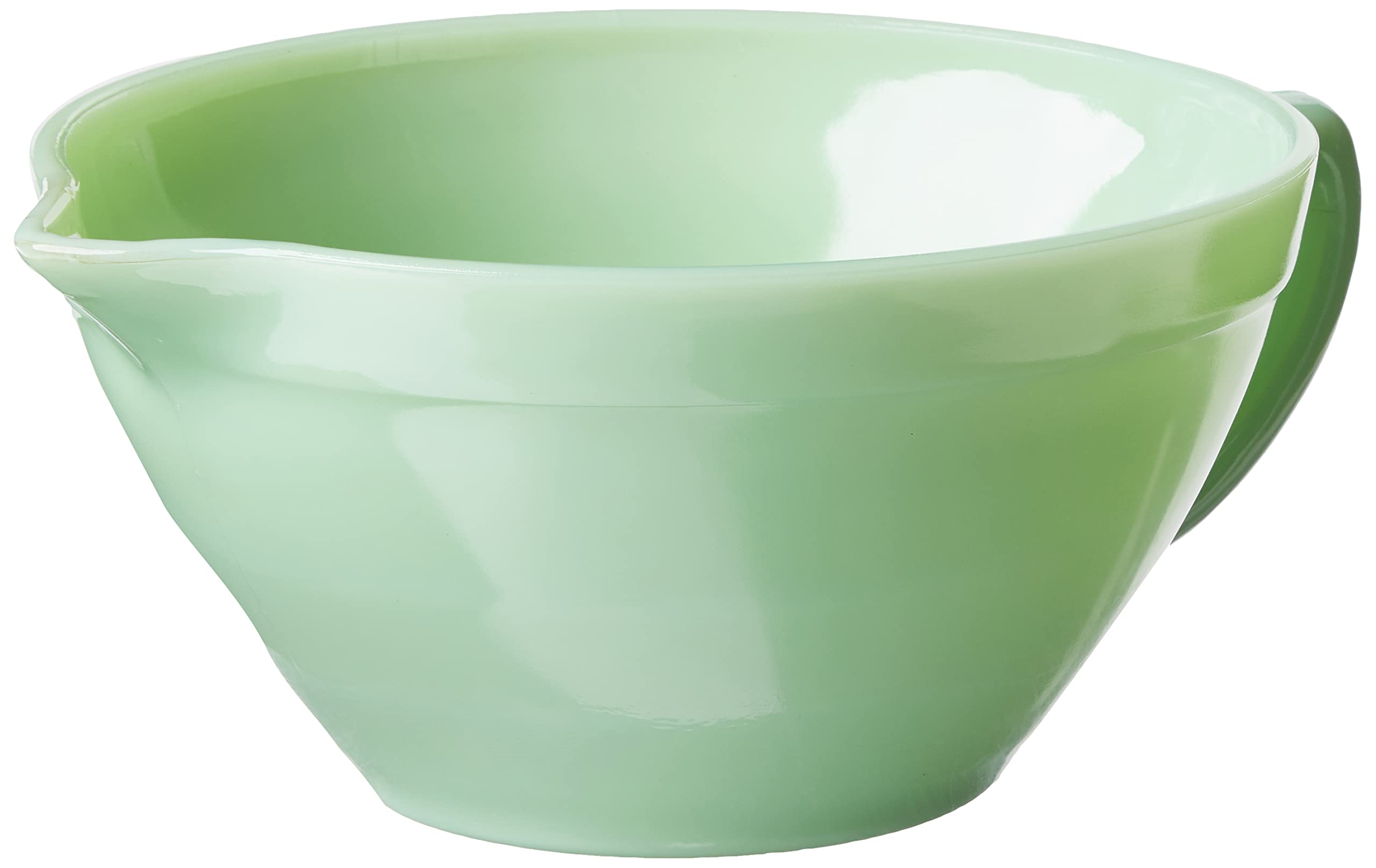 Jadeite Glass Collection? 1.25 Quart Mixing Bowl W/ Handle