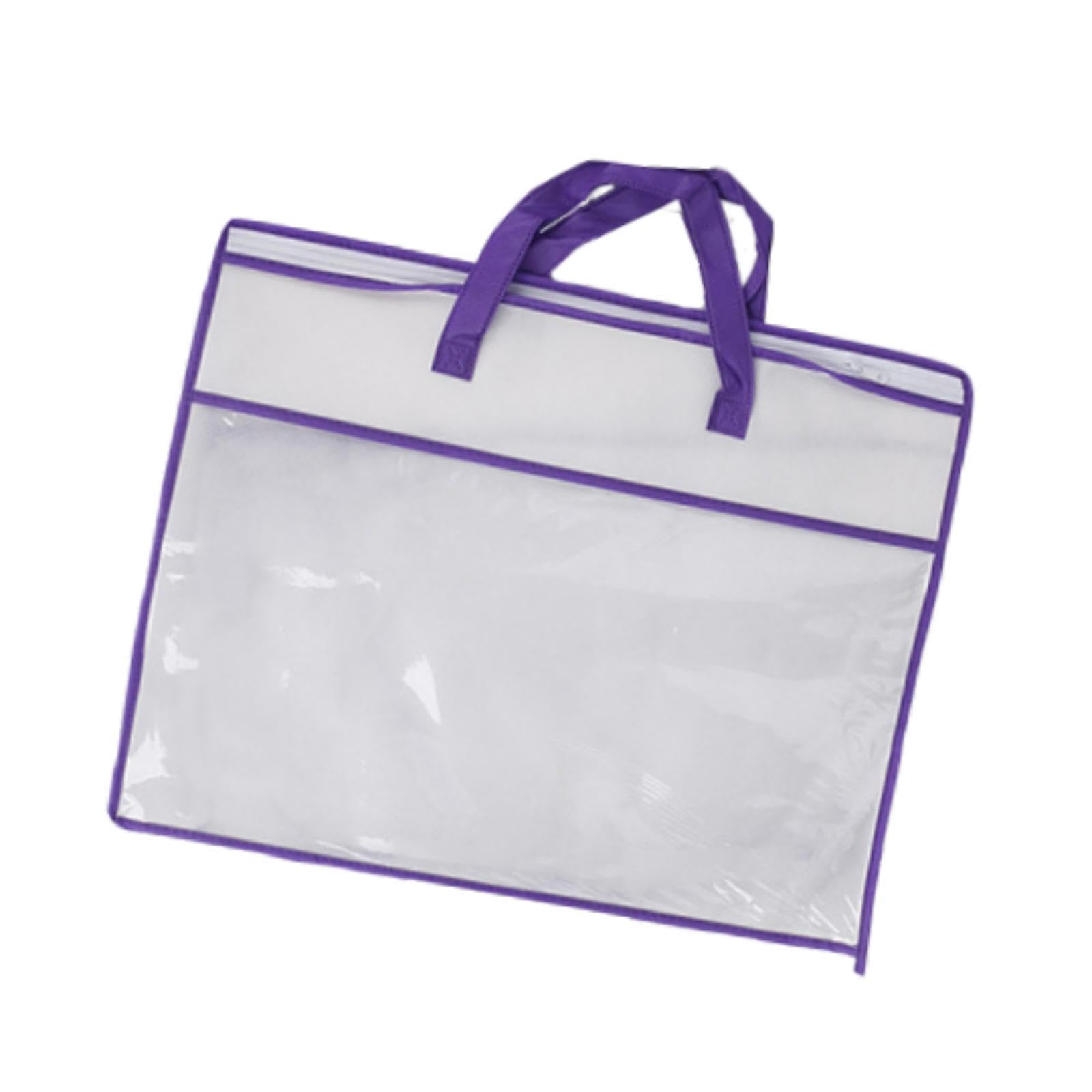 Enakshi Blanket Storage Bag With Zipper Clothes Organizer For Bed Sheet Toys Clothes Violet Edge|Home & Garden | Household Suppl