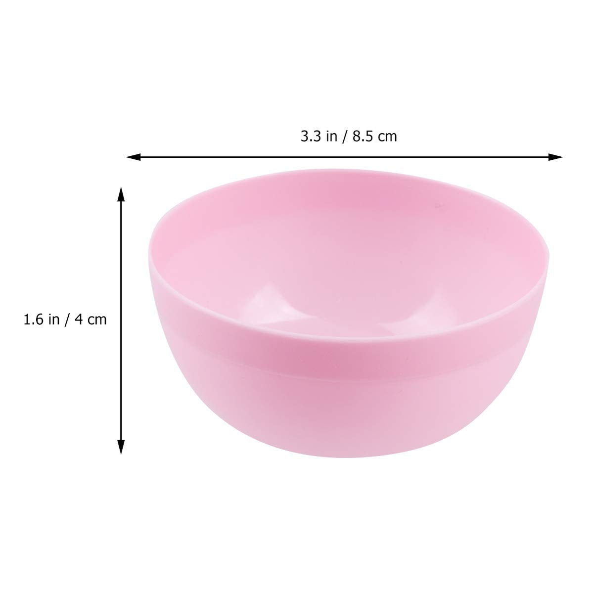 10Sets Slime Bowl Slime Mixing Tool Makeup Bowl Crystal Mud Mixing Bowls Plastic Glue Mixer For Makeup Crafts (Pink)