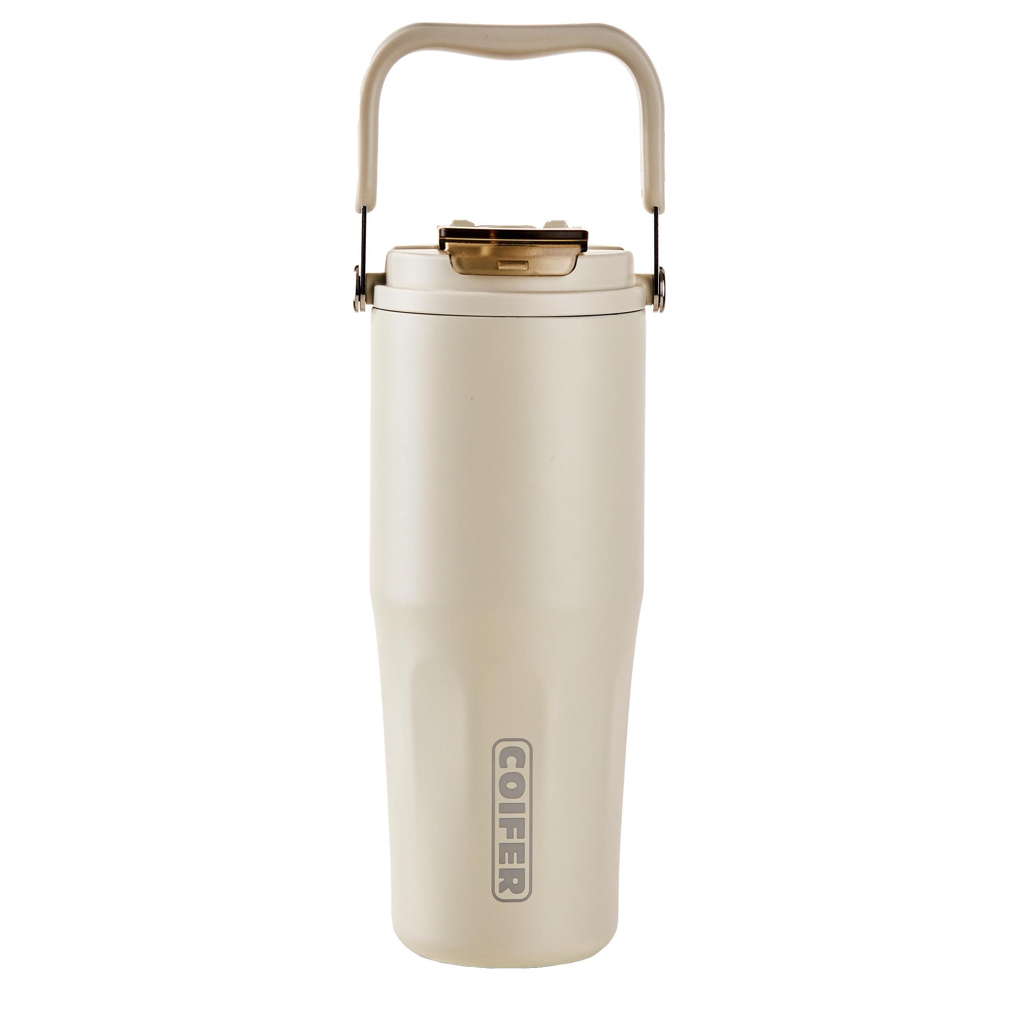 coifer CeramicLined Travel Tumbler, 26oz Insulated Stainless Steel Tumbler
