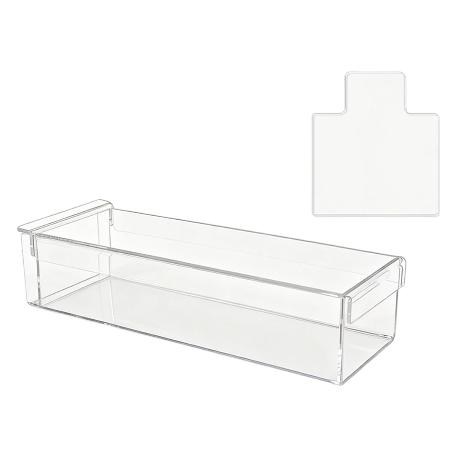 YSHHKEE Clear Acrylic Cake Shaping Pan with Lid for Tiramisu, 40CM
