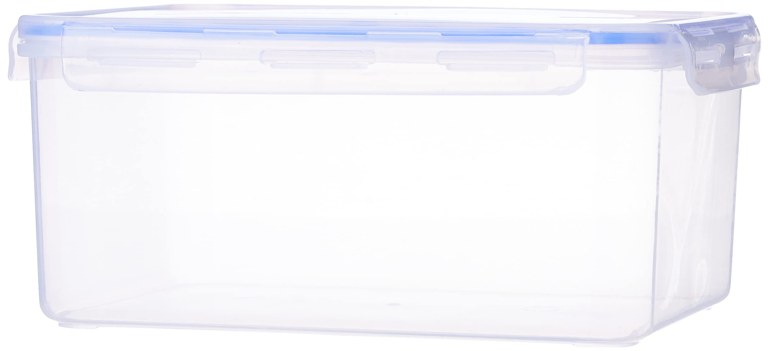 Aristo Lock & Fresh 402 Plastic Storage Container For Storing grains, pulses, rice, wheat etc - 6400 ML, Transparent Clear, larg