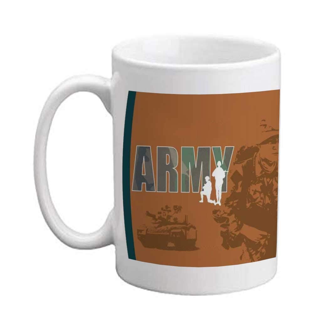 VictoryStore Ceramic Mugs - Military, US Army Coffee Mug, 15 ounces