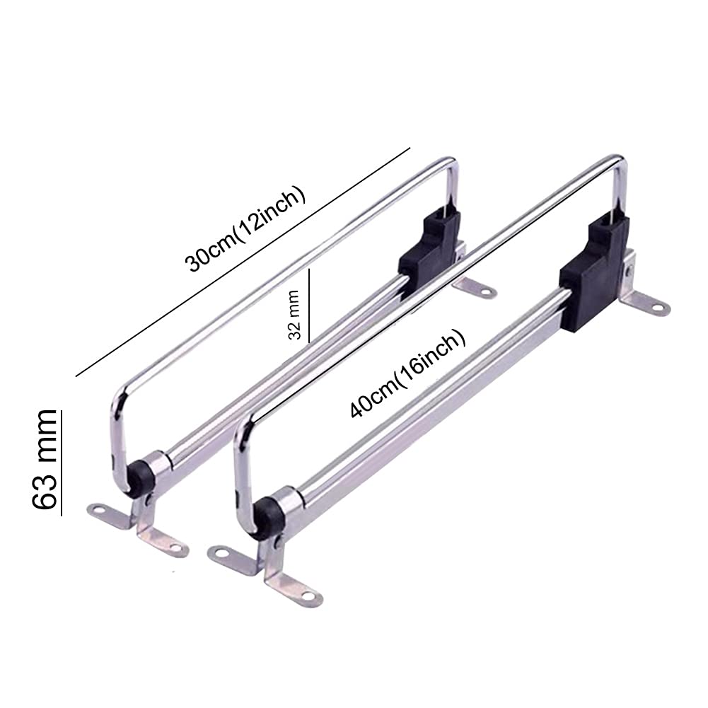 Heavy Duty Retractable Wardrobe Closet Pull Out Rod, Hanger Trousers Pull Out Hanger Rail Telescopic, Closet Rod For Wardrobe Ho
