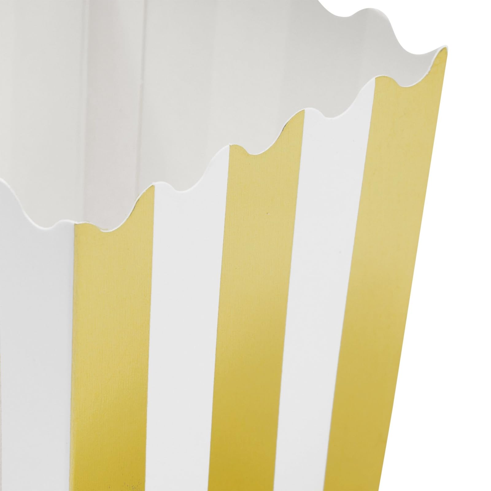 Juvale 60 Pack Mini Popcorn Boxes for Party  Gold Popcorn Containers for Movie Night Decorations (3 x 4 In)