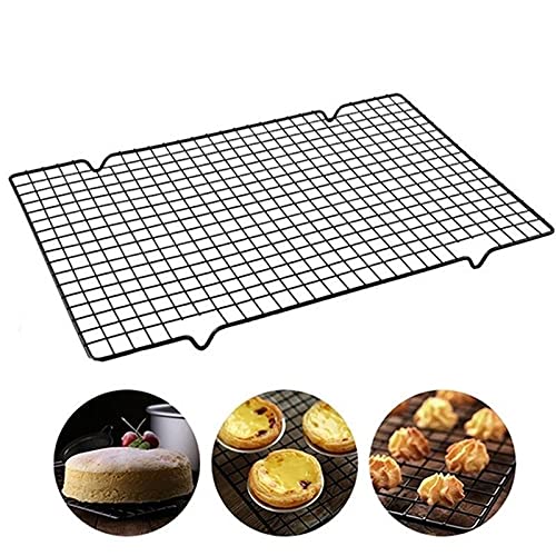 Cooling Rack Stainless Steel Wire Grid Cooling Tray Food Rack Net Oven Nonstick Tray Cake Bread Biscuit Pie Baking Tray Cooling 