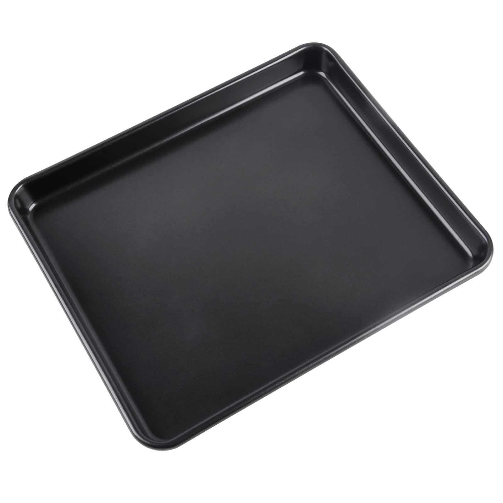 12.7-Inch Nonstick Baking Sheets & Cookie Trays For Oven, 2-Pack Pfoa Free Baking Pans Set (Black)