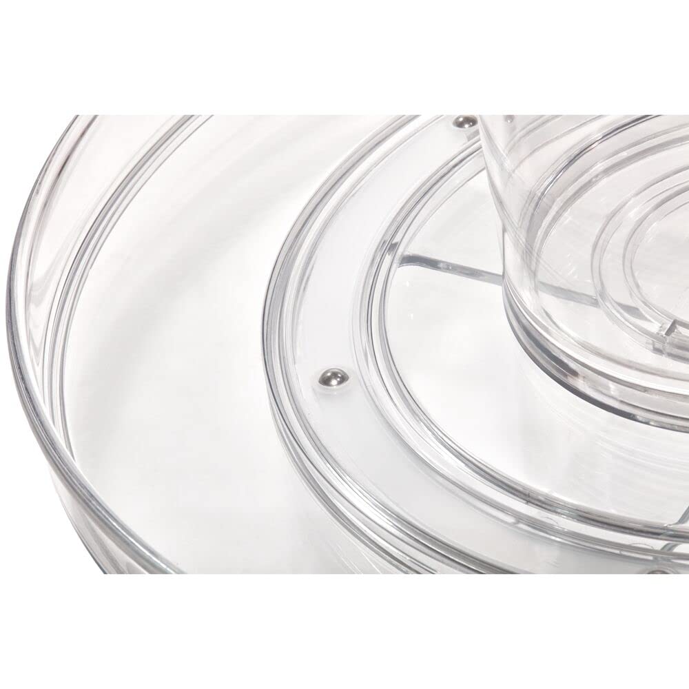 Idesign The Sarah Tanno Collection 11       Lazy Susan Spinning Cosmetic Organizer With Removable Cup, Made With Recycled Plasti
