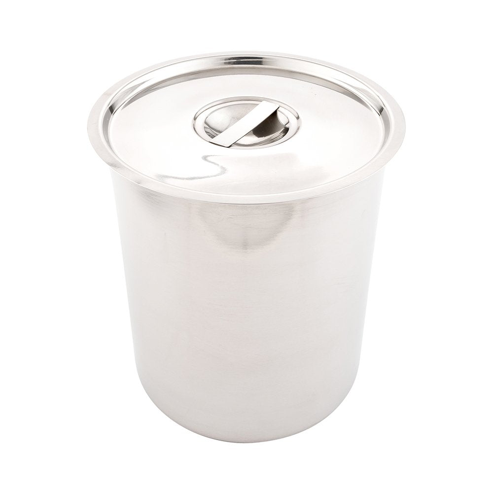 Restaurantware Lid Only: Met Lux Lid For 8.25 Quart Bain Marie 1 Stainless Steel Lid For Bain Marie Pot - Built-In Handle Pot So