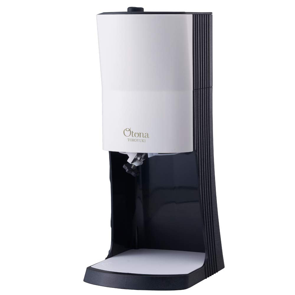 Doshisha Electric Fluffy Snow Shaved Ice Maker With 3 Ice Cups, Black