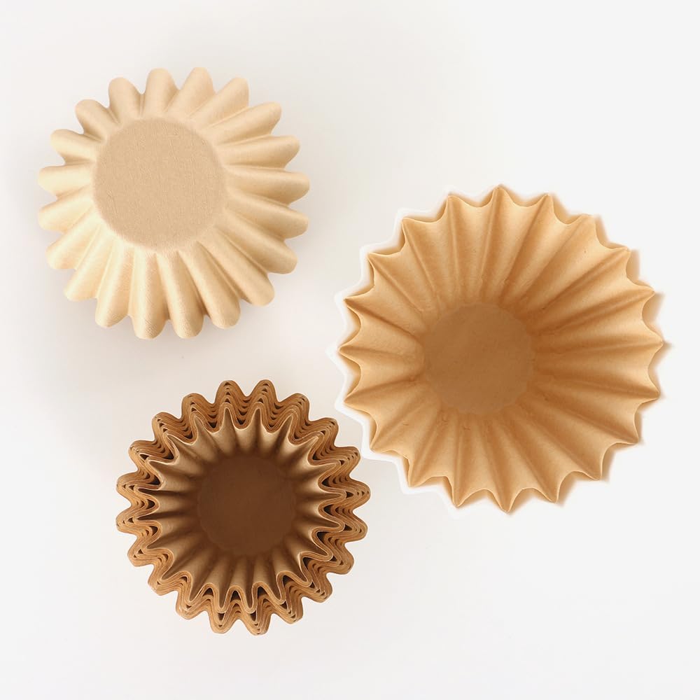 Velloray 1-4 Cup Natural Basket Coffee Filter, 100 Count Unbleached Coffee Filters Paper For Single Serve Coffee Maker, Small Po
