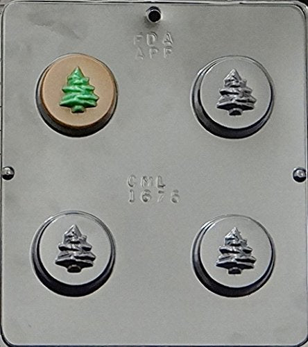 Candy Molds N More Christmas Tree Cookie Sandwich Chocolate Candy Mold 1675