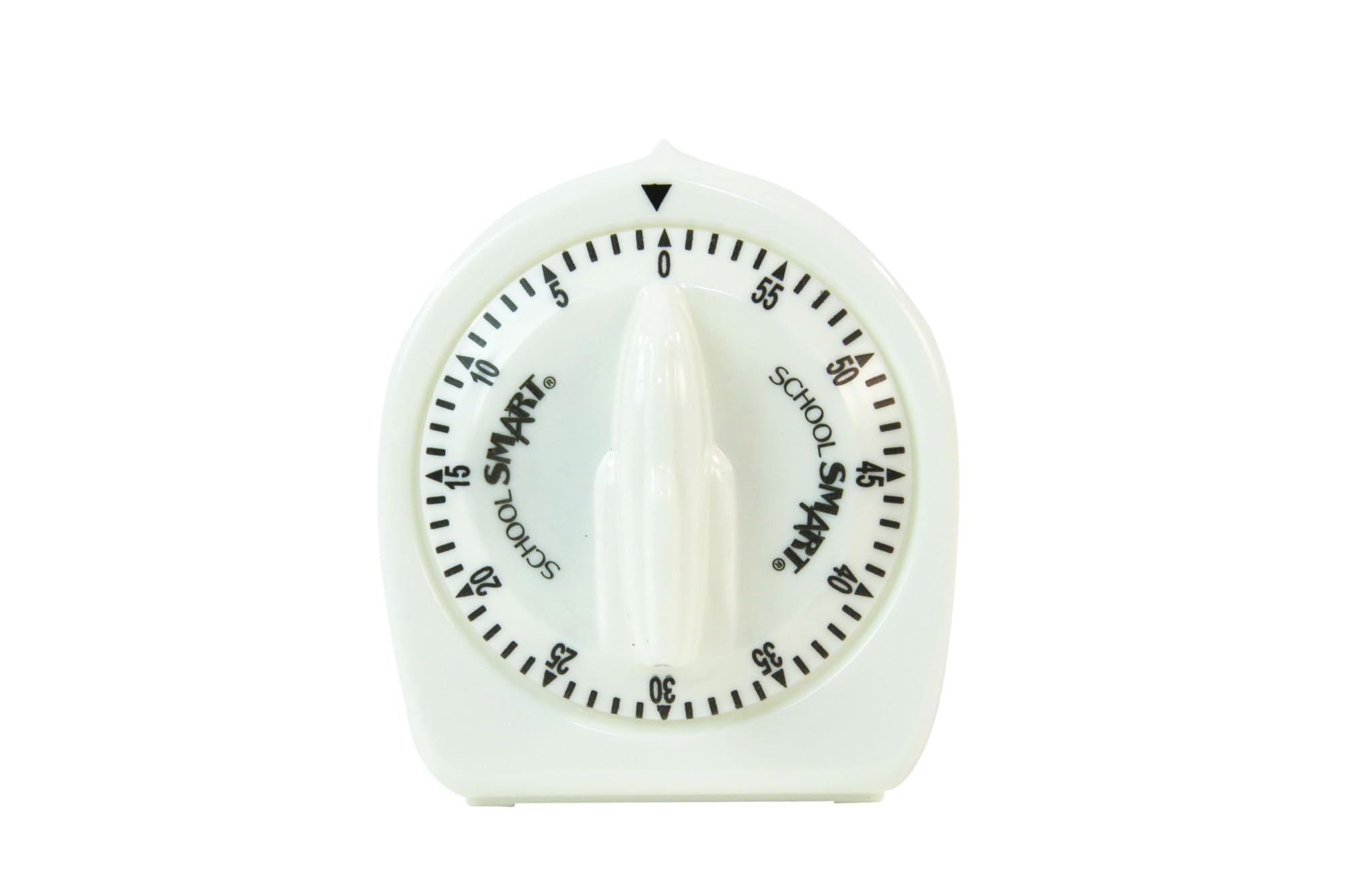 School Smart Large Minute Timer, 1 - 60 Min, 3-3/8 In H X 3 In, White - 084084