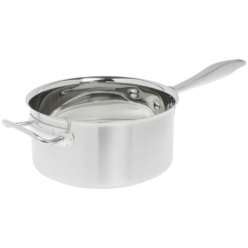 Vollrath 47742 Intrigue Mirror Finish S/S 4.25 Quart Sauce Pan