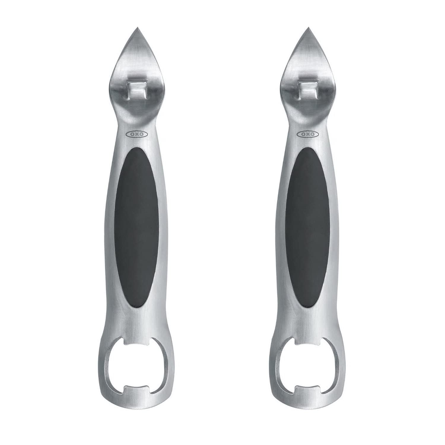 OXO SteeL Stainless Steel Bottle and Can Opener, Set of 2