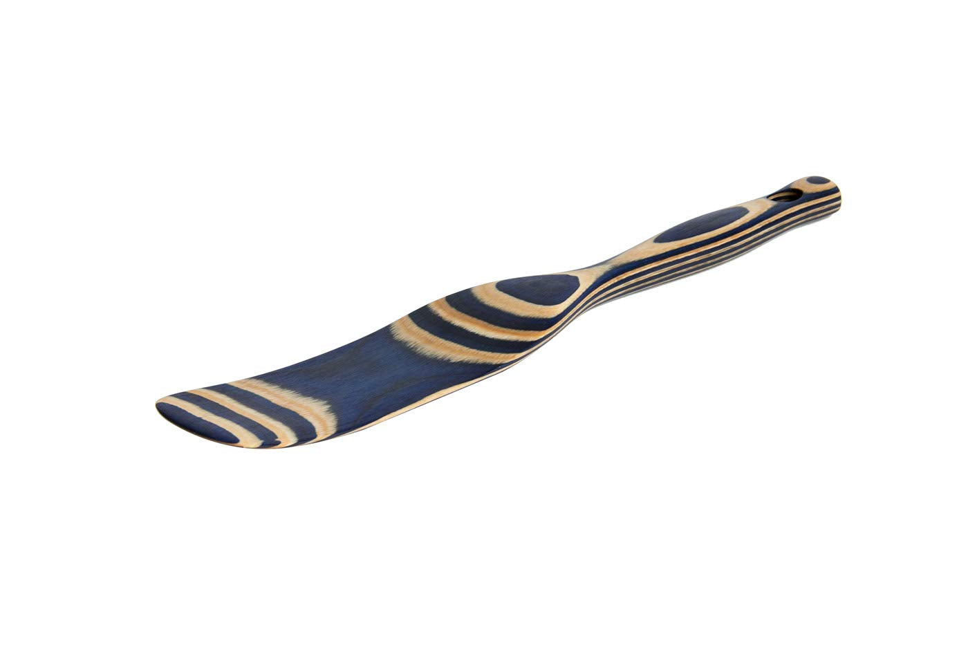 Island Bamboo Rainbow 11-Inch Pakkawood Wooden Spurtle - Island Bamboo Pakkawood Utensils - Colorful Wooden Spoons For Kitchen -
