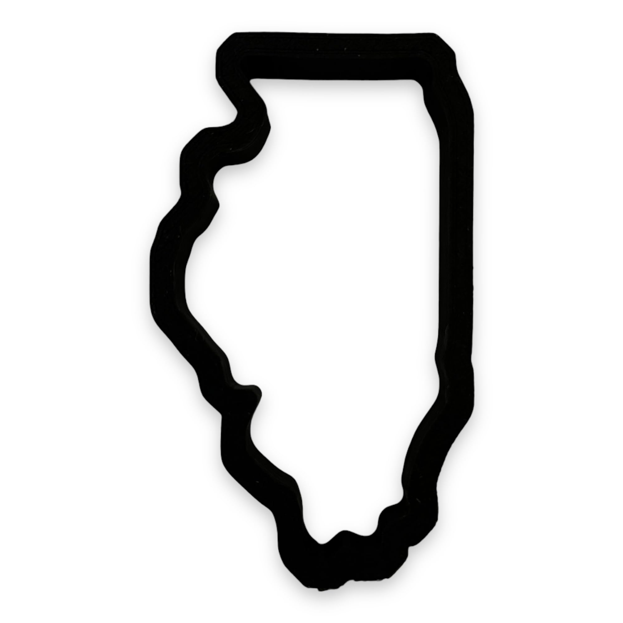 Illinois State Cookie Cutter With Easy To Push Design, For Sports, Work Events, And Graduation Celebrations (4 Inch)
