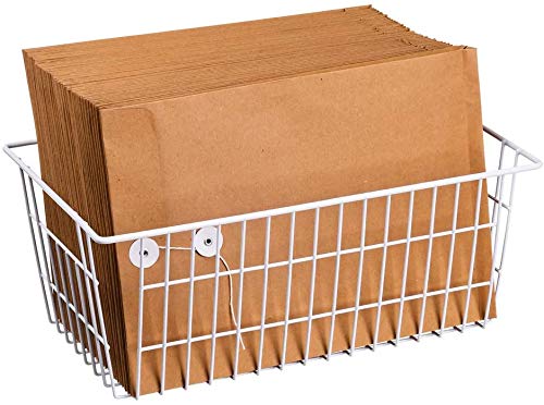 Slideep Farmhouse Freezer Baskets Organizer Storage Bins Large Organizer Baskets For Storage, Office, Bathroom, Pantry Organizat