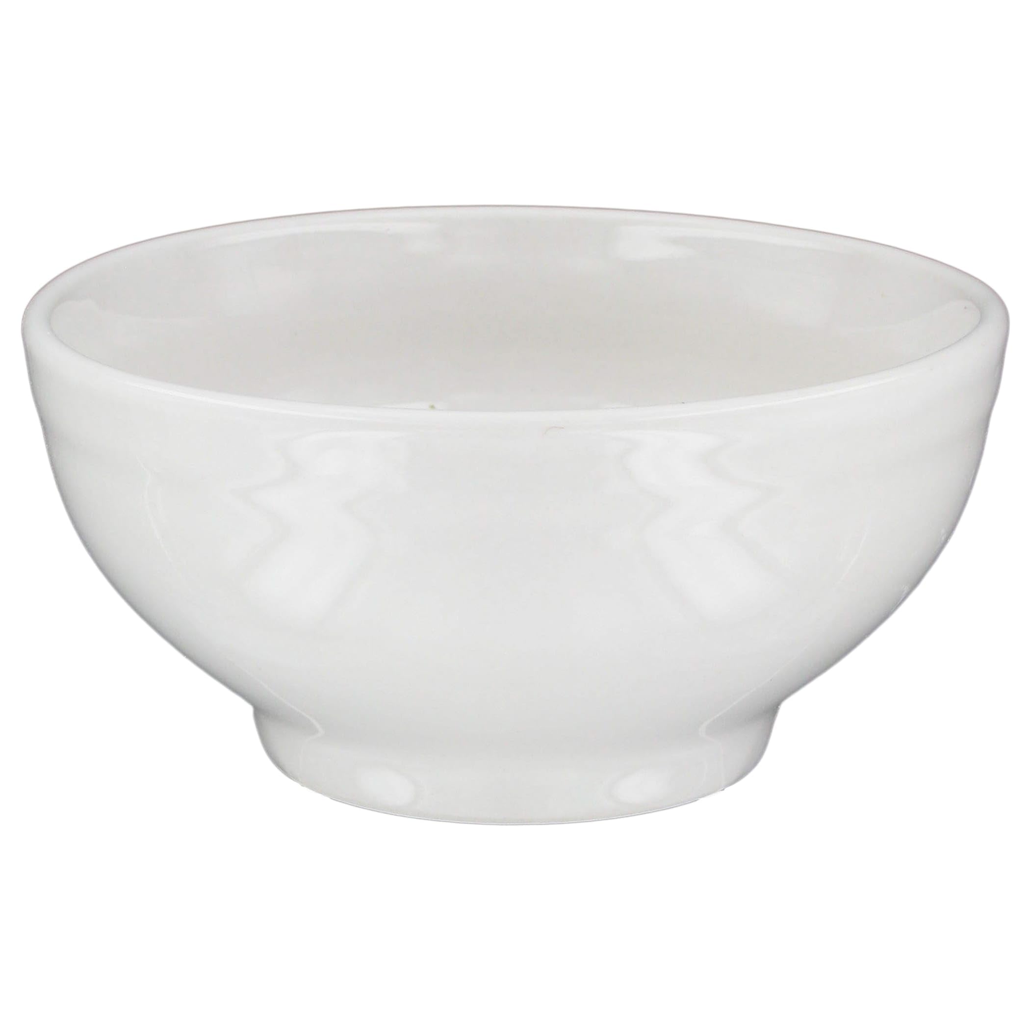 Vertex China VRE-77S Vista Flared Bowl, 4-3/4 x 2-1/4, 10 oz., Bone White (Pack of 36)