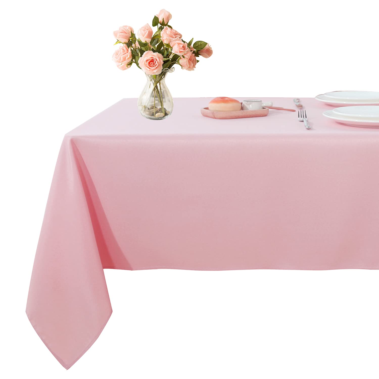 Fitable Rectangle Tablecloth 60X102 Inch Tablecloth Stain And Wrinkle Resistant Washable Polyester Table Cloth, Decorative Fabri
