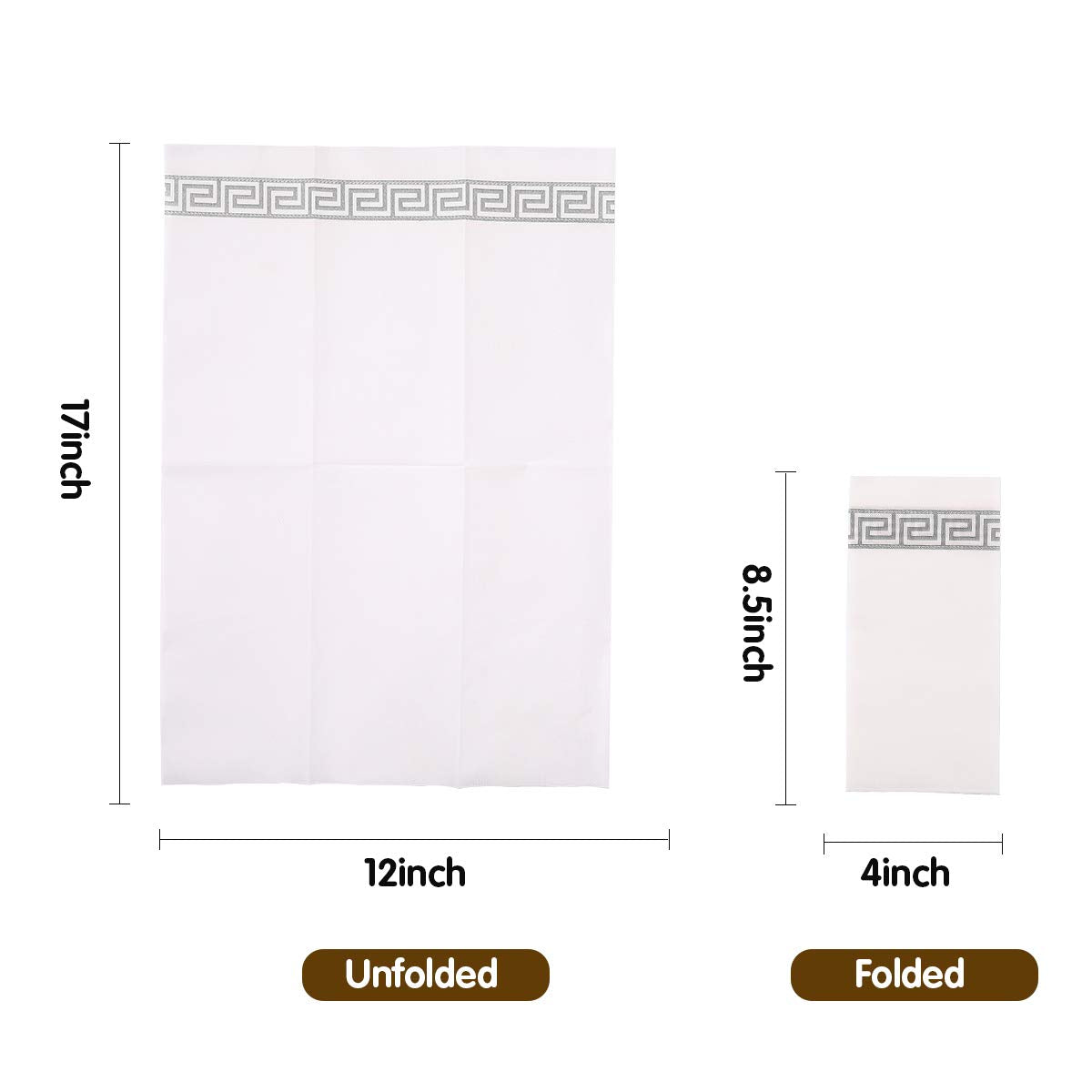 Vplus 200 Pack Guest Towels Disposable Bathroom, Decorative Bathroom Napkins, Soft And Absorbent Disposable Dinner Napkin Cloth