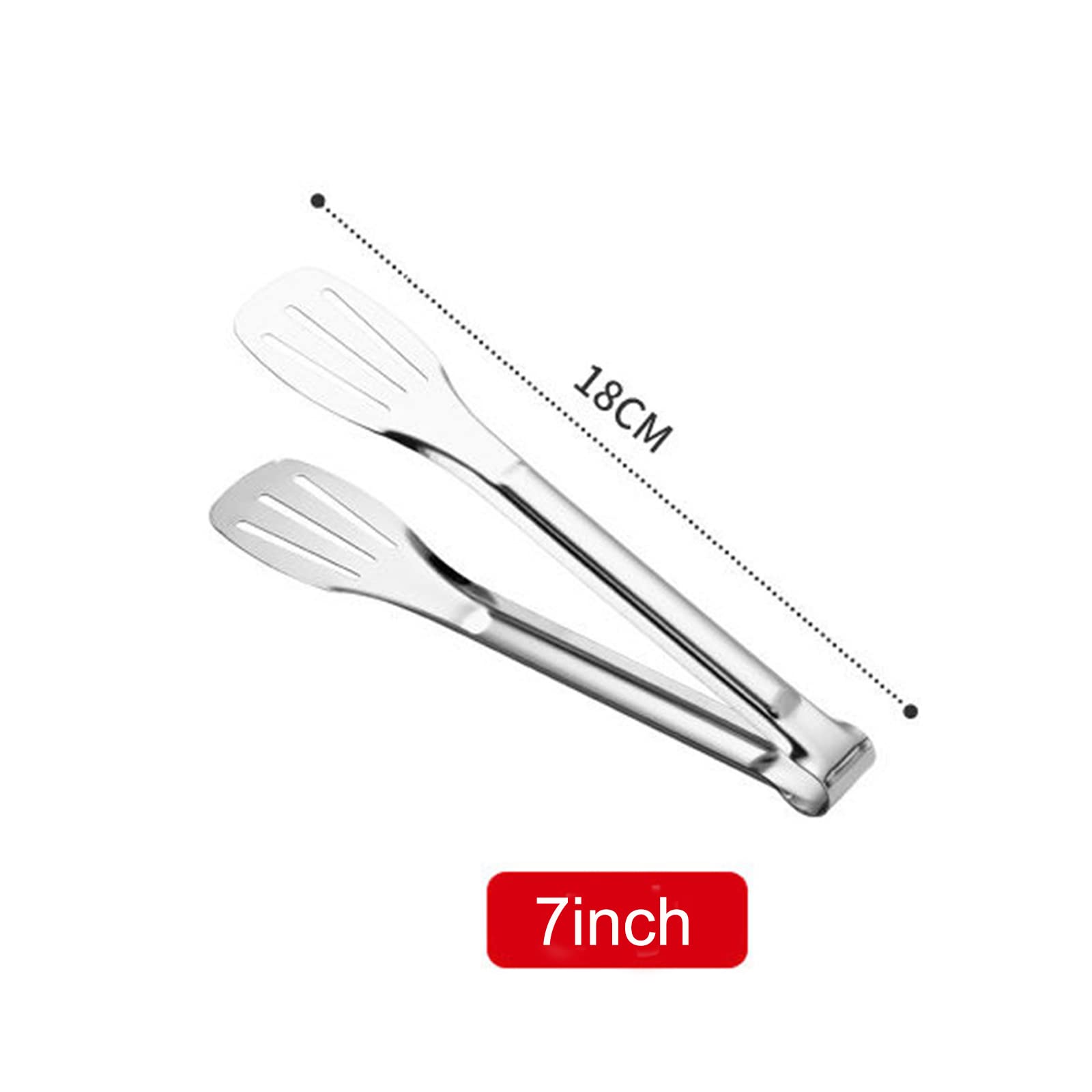 2 Pack Kitchen Tongs Stainless Steel Locking Cooking Barbecue Grilling Food Tongs Kitchen Clamps Sturdy High Resistant Heat Tong