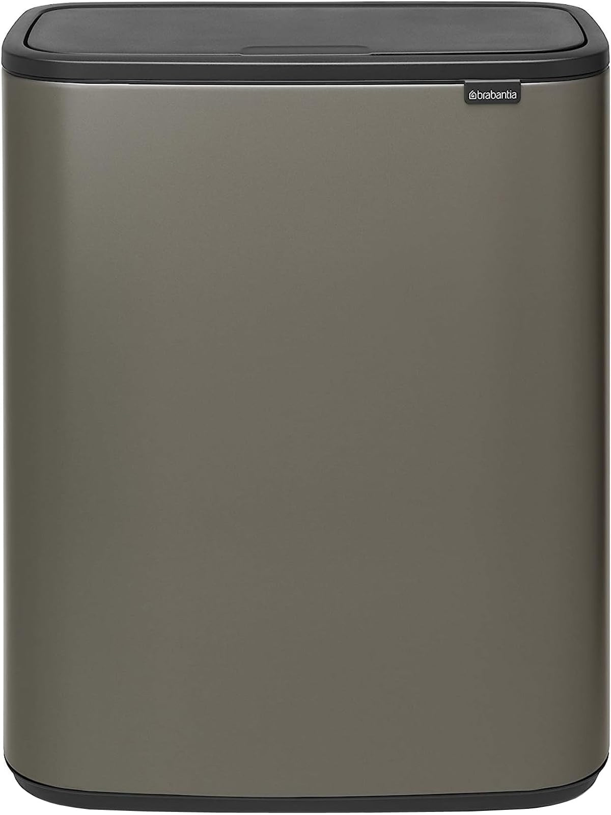 Brabantia Bo Touch Bin Recycling, 2 X 30L, 2 Inner Buckets (2X30L), Platinum