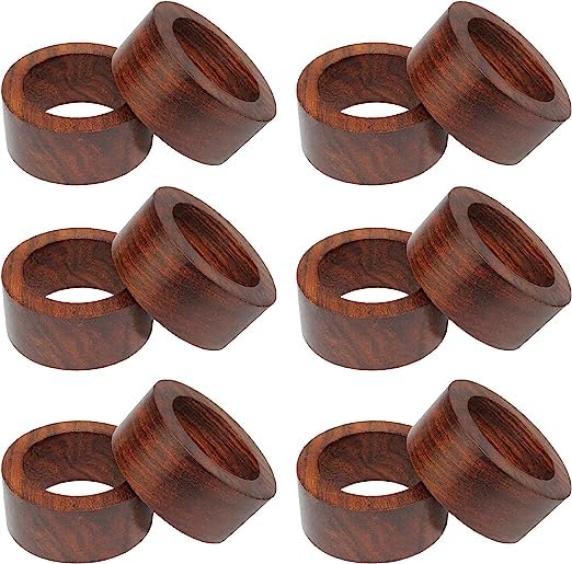 Divine Glance Napkin Rings Dining Table Napkin Holder, Classic Everyday Use Thanksgiving, Christmas Napkin Rings Buckles,Festive