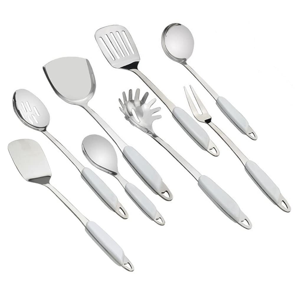 Eagrye 8-Piece Stainless-Steel Kitchen Cooking Utensils