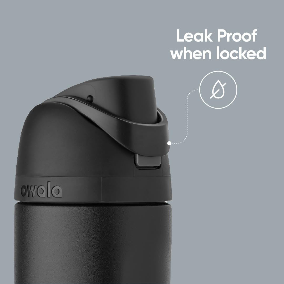 Owala Freesip Insulated Stainless Steel Water Bottle With Straw For Sports And Travel, Bpa-Free, 32Oz, Iced Breeze