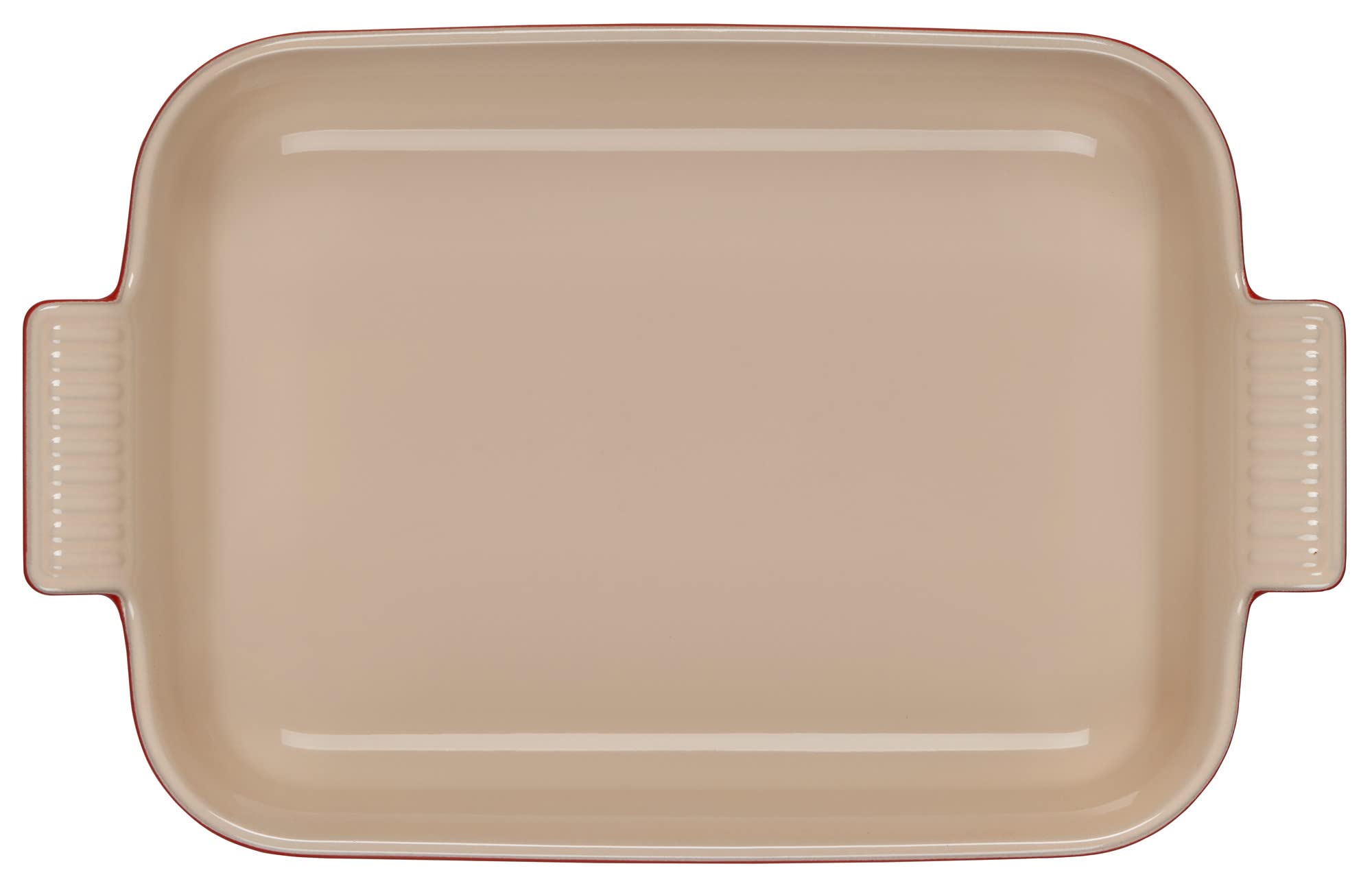 Le Creuset Stoneware Heritage Rectangular Dish, 4 Qt. (12'' X 9''), Cerise