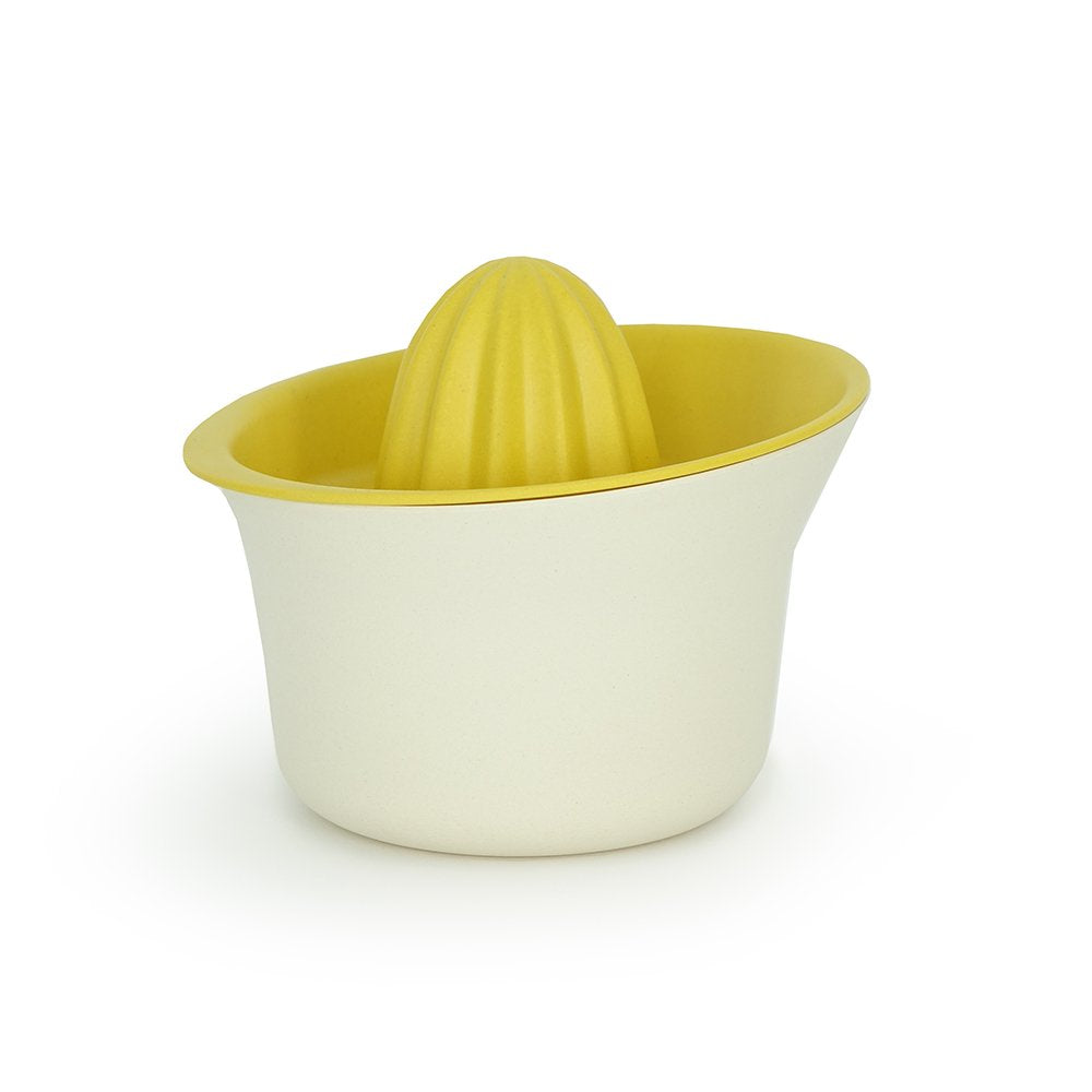BIOBU by EKOBO Pronto Citrus Juicer, Lemon 15?x 13?x 12?cm Bamboo